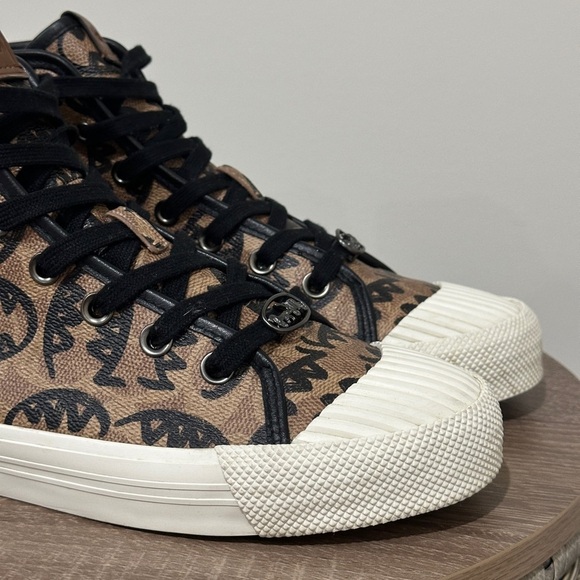 Coach x Guang Yu High Top Leather Sneakers - Picture 6 of 14